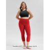 imageODODOS Buttery Soft Lounge Yoga Leggings for Women 23quot  25quot 28quot High Waist Yoga PantsRed
