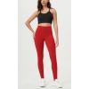 imageODODOS Buttery Soft Lounge Yoga Leggings for Women 23quot  25quot 28quot High Waist Yoga PantsRed