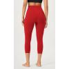 imageODODOS Buttery Soft Lounge Yoga Leggings for Women 23quot  25quot 28quot High Waist Yoga PantsRed