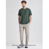 imageODODOS Mens Performance TShirt  Stratum Tech Tee Ultra Soft Moisture Wicking UPF 50 Fitness Shirts  The Ascent SeriesAspen Heather