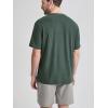 imageODODOS Mens Performance TShirt  Stratum Tech Tee Ultra Soft Moisture Wicking UPF 50 Fitness Shirts  The Ascent SeriesAspen Heather
