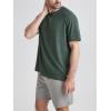 imageODODOS Mens Performance TShirt  Stratum Tech Tee Ultra Soft Moisture Wicking UPF 50 Fitness Shirts  The Ascent SeriesAspen Heather