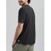 imageODODOS Mens Performance TShirt  Stratum Tech Tee Ultra Soft Moisture Wicking UPF 50 Fitness Shirts  The Ascent SeriesBlack Heather
