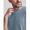 imageODODOS Mens Performance TShirt  Stratum Tech Tee Ultra Soft Moisture Wicking UPF 50 Fitness Shirts  The Ascent SeriesDusty Blue Heather