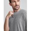 imageODODOS Mens Performance TShirt  Stratum Tech Tee Ultra Soft Moisture Wicking UPF 50 Fitness Shirts  The Ascent SeriesGrey Heather