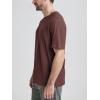 imageODODOS Mens Performance TShirt  Stratum Tech Tee Ultra Soft Moisture Wicking UPF 50 Fitness Shirts  The Ascent SeriesJava Heather