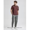 imageODODOS Mens Performance TShirt  Stratum Tech Tee Ultra Soft Moisture Wicking UPF 50 Fitness Shirts  The Ascent SeriesJava Heather