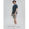 imageODODOS Mens Performance TShirt  Stratum Tech Tee Ultra Soft Moisture Wicking UPF 50 Fitness Shirts  The Ascent SeriesNavy Heather