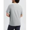 imageODODOS Mens Performance TShirt  Stratum Tech Tee Ultra Soft Moisture Wicking UPF 50 Fitness Shirts  The Ascent SeriesPale Grey Heather