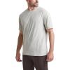 imageODODOS Mens Performance TShirt  Stratum Tech Tee Ultra Soft Moisture Wicking UPF 50 Fitness Shirts  The Ascent SeriesSalt Heather