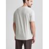 imageODODOS Mens Performance TShirt  Stratum Tech Tee Ultra Soft Moisture Wicking UPF 50 Fitness Shirts  The Ascent SeriesSalt Heather