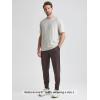 imageODODOS Mens Performance TShirt  Stratum Tech Tee Ultra Soft Moisture Wicking UPF 50 Fitness Shirts  The Ascent SeriesSalt Heather