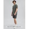 imageODODOS Mens Performance TShirt  Stratum Tech Tee Ultra Soft Moisture Wicking UPF 50 Fitness Shirts  The Ascent SeriesSmoke Heather