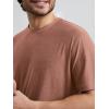 imageODODOS Mens Performance TShirt  Stratum Tech Tee Ultra Soft Moisture Wicking UPF 50 Fitness Shirts  The Ascent SeriesTamarind Heather