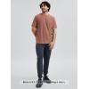 imageODODOS Mens Performance TShirt  Stratum Tech Tee Ultra Soft Moisture Wicking UPF 50 Fitness Shirts  The Ascent SeriesTamarind Heather