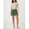 imageODODOS Modal Soft Lounge Shorts for Women Drawstring High Waist Casual Sleepwear Lightweight Cozy Pajama BottomDark Green Washed