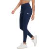imageODODOS Womens Drawstring Tie Daily Leggings 25quot  28quot High Waist Workout Yoga PantsNavy