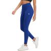 imageODODOS Womens Drawstring Tie Daily Leggings 25quot  28quot High Waist Workout Yoga PantsRoyal Blue