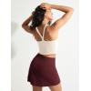 imageODODOS Womens Seamless Crop Cami Wide Scoop Neck Ribbed Soft Open Racerback Cropped TankIvory