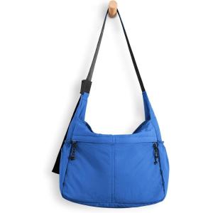 imageODODOS 20L Crossbody Tote Bag Large Capacity Lightweight Hobo Shoulder Sling Bags for Gym Shopping Beach TravelLapis