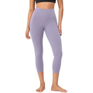 imageODODOS Buttery Soft Lounge Yoga Leggings for Women 23quot  25quot 28quot High Waist Yoga PantsLilac Smoke