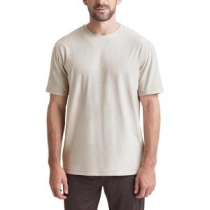 imageODODOS Mens Performance TShirt  Stratum Tech Tee Ultra Soft Moisture Wicking UPF 50 Fitness Shirts  The Ascent SeriesMilkweed Heather