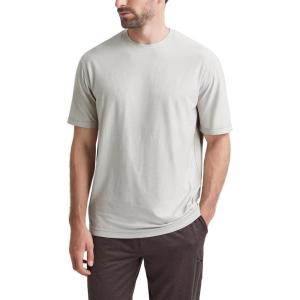 imageODODOS Mens Performance TShirt  Stratum Tech Tee Ultra Soft Moisture Wicking UPF 50 Fitness Shirts  The Ascent SeriesSalt Heather