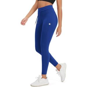 imageODODOS Womens Drawstring Tie Daily Leggings 25quot  28quot High Waist Workout Yoga PantsRoyal Blue