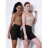 imageODODOS 2Pack High Waist Workout Shorts for Women Tummy Control Workout Gym Athletic Biker Shorts6quot  8quot Inseam1blackblack