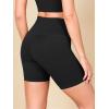 imageODODOS 2Pack High Waist Workout Shorts for Women Tummy Control Workout Gym Athletic Biker Shorts6quot  8quot Inseam1blackblack