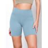 imageODODOS 2Pack High Waist Workout Shorts for Women Tummy Control Workout Gym Athletic Biker Shorts6quot  8quot InseamBlackchambray