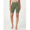 imageODODOS 2Pack High Waist Workout Shorts for Women Tummy Control Workout Gym Athletic Biker Shorts6quot  8quot InseamBlackdark Olive