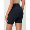 imageODODOS 2Pack High Waist Workout Shorts for Women Tummy Control Workout Gym Athletic Biker Shorts6quot  8quot InseamBlackdeep Navy