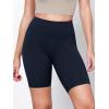 imageODODOS 2Pack High Waist Workout Shorts for Women Tummy Control Workout Gym Athletic Biker Shorts6quot  8quot InseamBlackdeep Navy