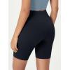 imageODODOS 2Pack High Waist Workout Shorts for Women Tummy Control Workout Gym Athletic Biker Shorts6quot  8quot InseamBlackdeep Navy