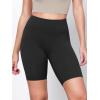 imageODODOS 2Pack High Waist Workout Shorts for Women Tummy Control Workout Gym Athletic Biker Shorts6quot  8quot InseamBlackonyx Black Grey
