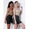 imageODODOS 2Pack High Waist Workout Shorts for Women Tummy Control Workout Gym Athletic Biker Shorts6quot  8quot InseamBlackonyx Black Grey