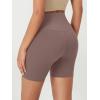 imageODODOS 2Pack High Waist Workout Shorts for Women Tummy Control Workout Gym Athletic Biker Shorts6quot  8quot InseamBlackpurple Taupe