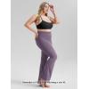 imageODODOS Cloud Feeling Flared Yoga Pants for Women High Waist Casual Bootleg Lounge Pants 30quot32quot InseamAsh Violet