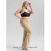 imageODODOS Cloud Feeling Flared Yoga Pants for Women High Waist Casual Bootleg Lounge Pants 30quot32quot InseamBeige