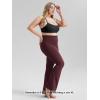 imageODODOS Cloud Feeling Flared Yoga Pants for Women High Waist Casual Bootleg Lounge Pants 30quot32quot InseamBurgundy