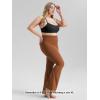 imageODODOS Cloud Feeling Flared Yoga Pants for Women High Waist Casual Bootleg Lounge Pants 30quot32quot InseamCaramel