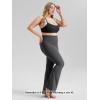 imageODODOS Cloud Feeling Flared Yoga Pants for Women High Waist Casual Bootleg Lounge Pants 30quot32quot InseamCharcoal