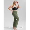 imageODODOS Cloud Feeling Flared Yoga Pants for Women High Waist Casual Bootleg Lounge Pants 30quot32quot InseamDark Olive