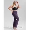 imageODODOS Cloud Feeling Flared Yoga Pants for Women High Waist Casual Bootleg Lounge Pants 30quot32quot InseamDark Purple