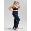 imageODODOS Cloud Feeling Flared Yoga Pants for Women High Waist Casual Bootleg Lounge Pants 30quot32quot InseamDeep Navy