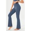 imageODODOS Cloud Feeling Flared Yoga Pants for Women High Waist Casual Bootleg Lounge Pants 30quot32quot InseamInk Blue
