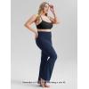 imageODODOS Cloud Feeling Flared Yoga Pants for Women High Waist Casual Bootleg Lounge Pants 30quot32quot InseamNavy