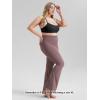 imageODODOS Cloud Feeling Flared Yoga Pants for Women High Waist Casual Bootleg Lounge Pants 30quot32quot InseamPurple Taupe