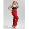 imageODODOS Cloud Feeling Flared Yoga Pants for Women High Waist Casual Bootleg Lounge Pants 30quot32quot InseamRed